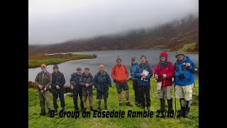 Sefton Road Ramblers B Group on Easedale Tarn Ramble 23 10 24 movie [upl. by Lotson770]