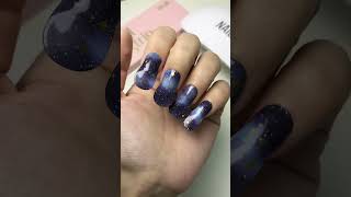 Starry Night  Nailog SemiCured Nail Strips pressonnails nails gelnailpolish nailart [upl. by Hassadah]