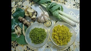 គ្រឿង​ Kroeung Cambodian lemongrass paste [upl. by Johm59]