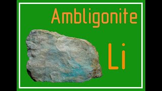 amblygonite [upl. by Ailenroc944]