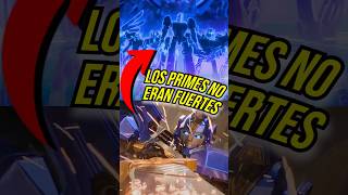 Los Primes NO eran Fuertes  transformers transformersone megatron optimusprime shorts [upl. by Hughmanick]