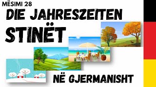 Stinët në gjermanisht Die Jahreszeiten Tekste të shkurtra Mësimi 28 [upl. by Sillaw]