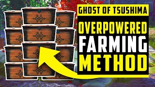 💥1 OVERPOWERED💥 Farming Method in Ghost of Tsushima [upl. by Sashenka]