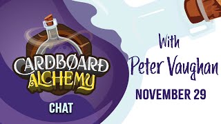 Cardboard Chat with Peter Vaughan 1129 Chat to a Board Game Publisher [upl. by Kroll]