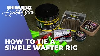 How To Tie A Simple Wafter Rig – Carp Fishing Quickbite [upl. by Eckel]