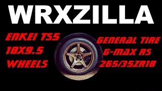 New Enkei TS5 18x95 Wheels wGMAX RS 265 Tires on 2017 Subaru WRX SEXY 010 [upl. by Jemma]