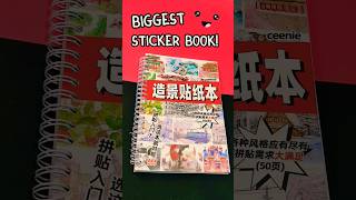 Biggest sticker book ever 😲🌈 shorts [upl. by Drof357]