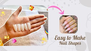 Easy to make trending nail shapes 💅 [upl. by Robaina]