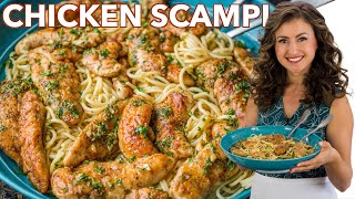 Easy CHICKEN SCAMPI Recipe [upl. by Deloris]