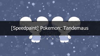 Speedpaint Pokemon Tandemaus [upl. by Ailongam]