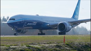 Boeing Company 7779 Takeoff From Paine Field [upl. by Mailiw31]