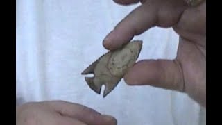 Flintknapping Notching Tutorial for beginners  Flint Knapping  Arrowhead [upl. by Sprague]