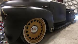 1953 Chevy 3100 ls swapped equipped with accuair airride with elevel [upl. by Beaver470]