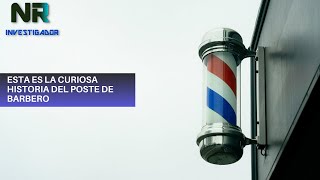 Esta es la CURIOSA HISTORIA del POSTE de BARBERO historias barberias [upl. by Leinnad]