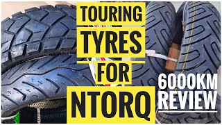 Best Tyres for TVS Ntorq 125  6000KM Touring City Use amp OffRoad Review  RALCO or MRF or JK Tyre [upl. by Aineles]