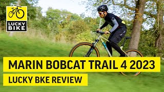 MARIN BOBCAT TRAIL 4 2023 REVIEW  Solides Hardtail MTB für den SingletrailEinsatz [upl. by Esinrahc432]