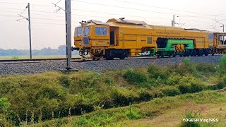 dynamic tamping express  track maintenance train track changer train [upl. by Zalea627]