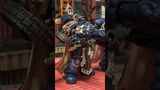 JOYTOY Warhammer 40K Ultramarines Chapter Master Marneus Calgar 40K warhammer joytoy [upl. by Eyk]