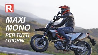 KTM 690 Enduro R e SMC R la prova delle maxi monocilindriche [upl. by Demp276]