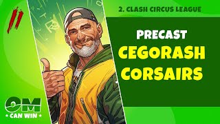 Blood Bowl 2  Precast Clash Circus League Holy Saints vs Cegorach Corsairs  Lets Play Season3 [upl. by Akinehs]