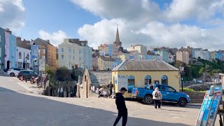 Tenby Wales walking tour 🏴󠁧󠁢󠁷󠁬󠁳󠁿 travel tenby wales unitedkingdom travelvlog explore [upl. by Magnuson]