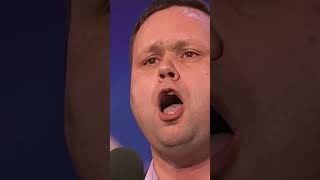 Paul Potts leaves Amanda in tears with this beautiful audition  Britains Got Talent  shorts [upl. by Whalen]