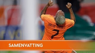 Highlights Oranjeleeuwinnen  Denemarken 5102018 WK 2019 Playoff [upl. by Odraner989]