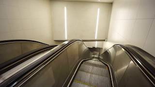 Sweden Stockholm TCentralen Vasagatan underpass escalator and SMW elevator [upl. by Cock]