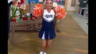 QVC host Kerstin Lindquist looking good dressed as Cheerleader 01 [upl. by Eiddam195]