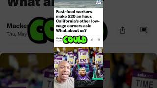 Shocking Californias 20 Fast Food Wage 2024 [upl. by Leak]