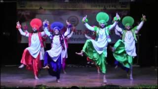 Doaba College Jalandhar Bhangra 2016 at GNDU [upl. by Assenev119]