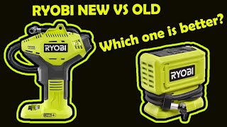 Ryobi NEW Compact Inflator VS Old diy homedepot viral power roadside tireinflator lifehacks [upl. by Britte]