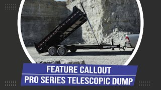 Feature Callout  Pro Series® Telescopic Dump  SureTrac® Trailers [upl. by Anselma]