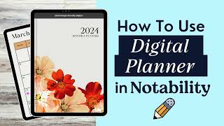 How To Use A Digital Planner in Notability  Digital Planning for Beginners  kayohdesign [upl. by Irra]