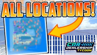 ALL 45 SNOWBALL LOCATIONS MAP FREE SUPERCAR  Nickmas Event  Car Dealership Tycoon  Roblox [upl. by Linda879]