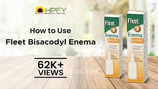 How to Use Fleet Bisacodyl Enema [upl. by Enenstein]