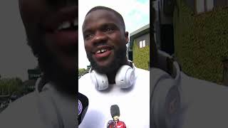 Frances Tiafoe reveals what he enjoys most about London 🕺 [upl. by Ssidnak226]