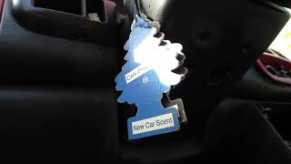 New Car Scent Little Tree Air Freshener in Denver Junkyard 2017 [upl. by Arramahs]