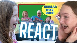 Toy School REACT w Addy amp Maya  Tic Tac Toy [upl. by Koval]