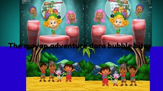 Bubble guppies bubble bites the shopping dance supermarket mambo the mayan adventure dora [upl. by Eladnek]