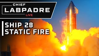 Ship 28 Static Fire Test [upl. by Marilla]