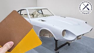 Finally Painting the Car Datsun 240Z Restoration Part 5 [upl. by Eiffe]