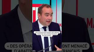 Sébastien Lecornu  quotDes opérateurs russes ont menacé dabattre des avions français en mer Noirequot [upl. by Teloiv328]