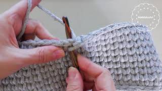 How to crochet the waistcoat stitch [upl. by Nacul]