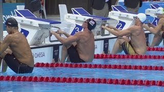 Swimming Mens 100m Backstroke Semifinals Replay  London 2012 Olympic Games [upl. by Ottie]