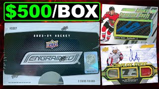 RETURNS AFTER 4 YEARS  202324 Upper Deck Engrained Hockey Hobby Box Break [upl. by Anaidni134]