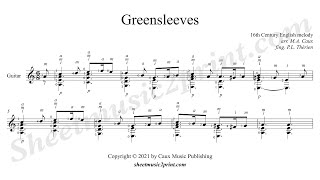 Greensleeves  Guitar [upl. by Lovett572]