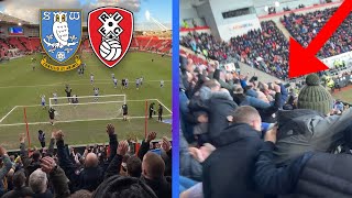 LIMBS AS UGBO WINS IT  SHEFFIELD WEDNESDAY 10 ROTHERHAM UNITED 202324 CHAMPIONSHIP AWAY VLOG [upl. by Charmine]