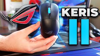 ASUS ROG Keris II Ace Mouse Review not shocking [upl. by Muiram320]