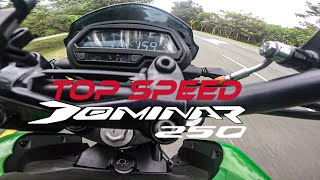 🔥Dominar 250 top speed velocidad Máxima😱🚀 [upl. by Lentha875]